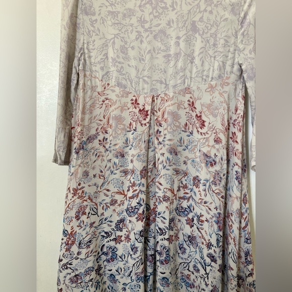 ECOTE tunic blouse flowy high low hem boho - Picture 10 of 13